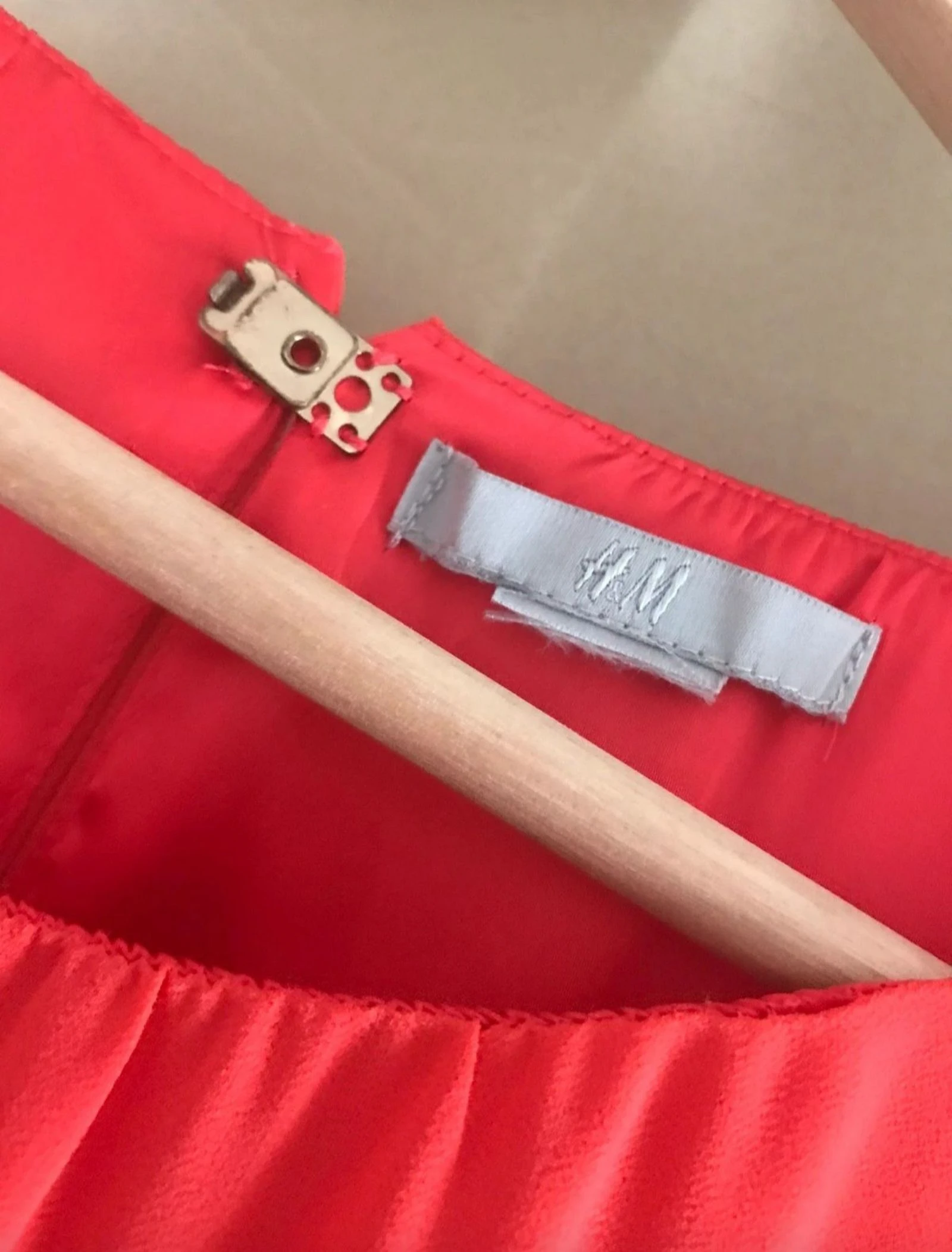 🌺Vestido rojo/naranja fluido H&M – Talla M- Perfecto estado 🌺 – photo 5